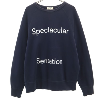 ACNE STUDIOS アクネストゥディオズ 長袖 スウェット トレーナー S ネイビー