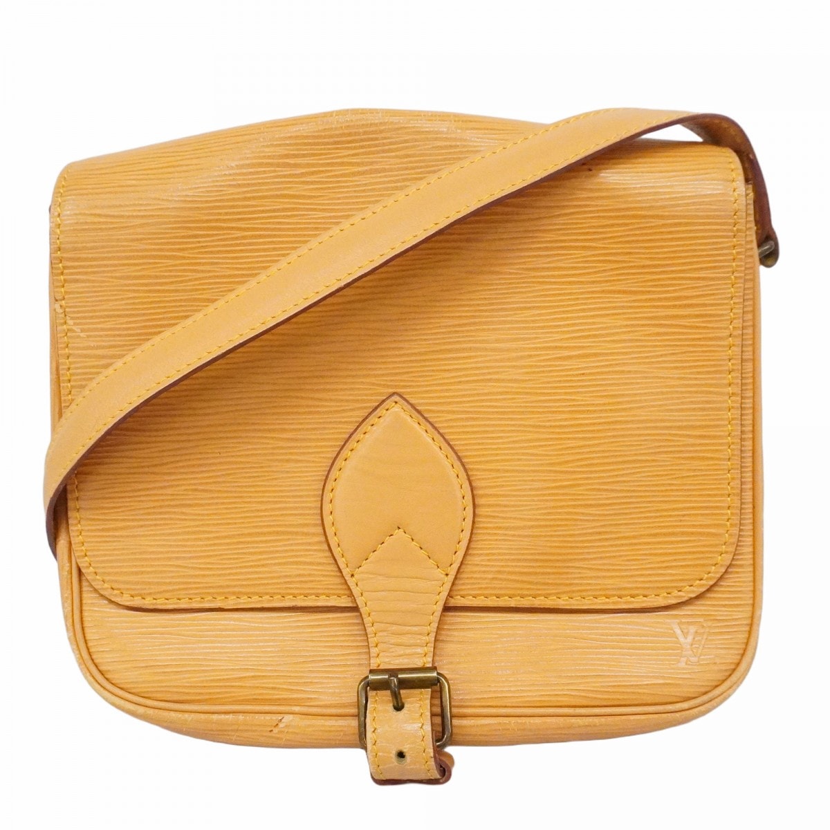 【6cd4437】ルイヴィトン ショルダーバッグ エピ カルトシエール M52246 ウィニペグベージュ【中古】レディース