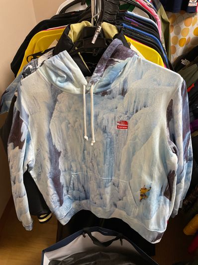 Supreme x The North Face Ice Climb Hooded Sweatshirt "Multi"