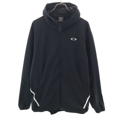 OAKLEY オークリー 長袖 ジップパーカー 2XL ブラック ビックサイズ