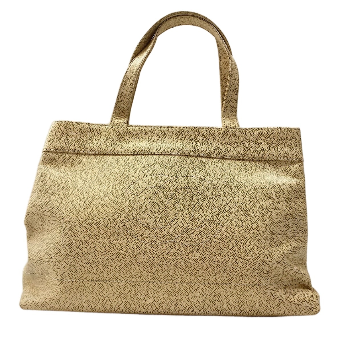 シャネル CHANEL キャビアスキン トートバッグ【中古】