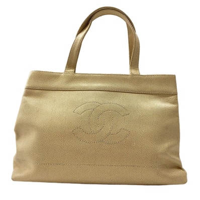 シャネル CHANEL キャビアスキン トートバッグ【中古】