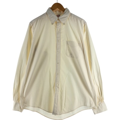 古着 90年代 ブルックスブラザーズ Brooks Brothers MAKERS 長袖 ボタンダウンシャツ USA製 メンズM相当 ヴィンテージ/eaa530055