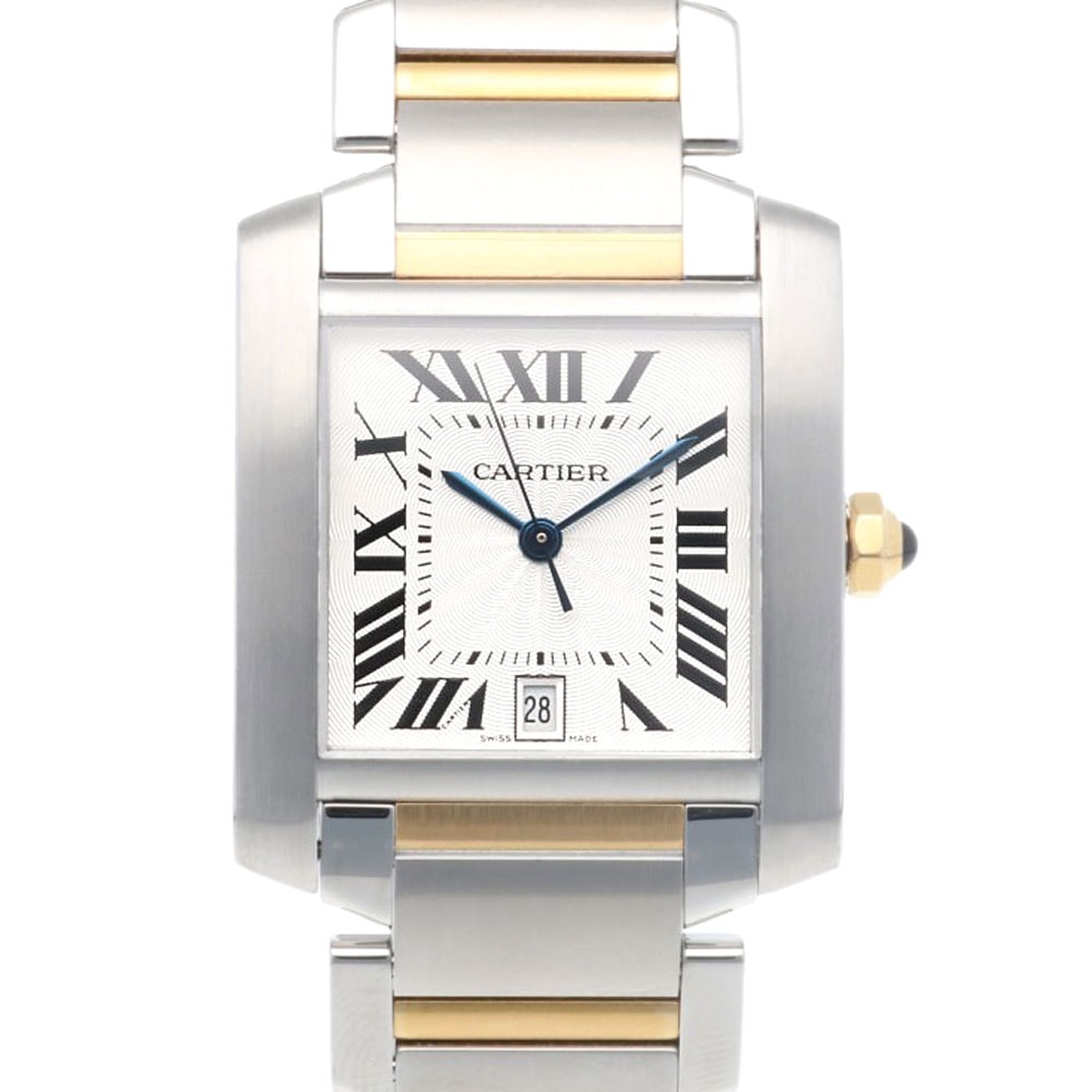 カルティエ タンクフランセーズ LM 腕時計 時計 ステンレススチール 2302 自動巻き メンズ 1年保証 CARTIER  中古