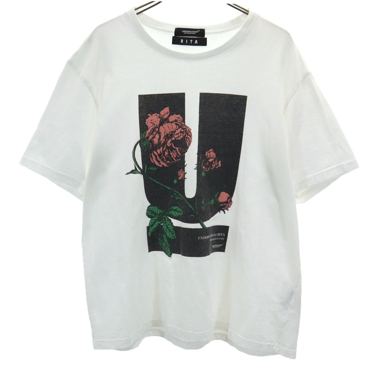 UNDERCOVER JUN TAKAHASHI アンダーカバー ジュンタカハシ RITA リタ コラボ 日本製 半袖 Tシャツ 1 ホワイト