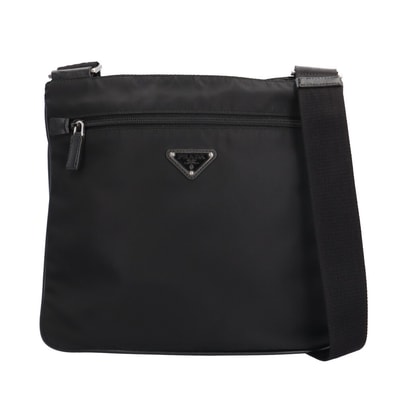 プラダ ショルダーバッグ ナイロン 2VH563 ブラック ユニセックス PRADA 中古
