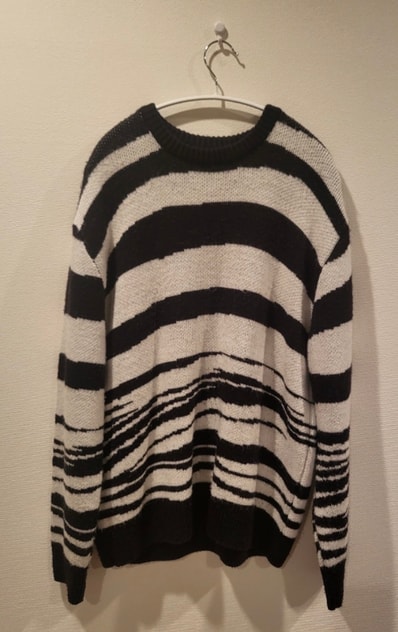 期間限定特別価格 国内正規 ZARA ゼブラ柄ストライプ ニットセーター