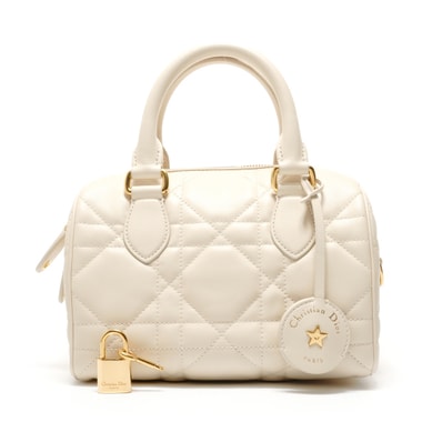 ディオール Dior グルーヴ20 カナージュ ハンドバッグ【中古】