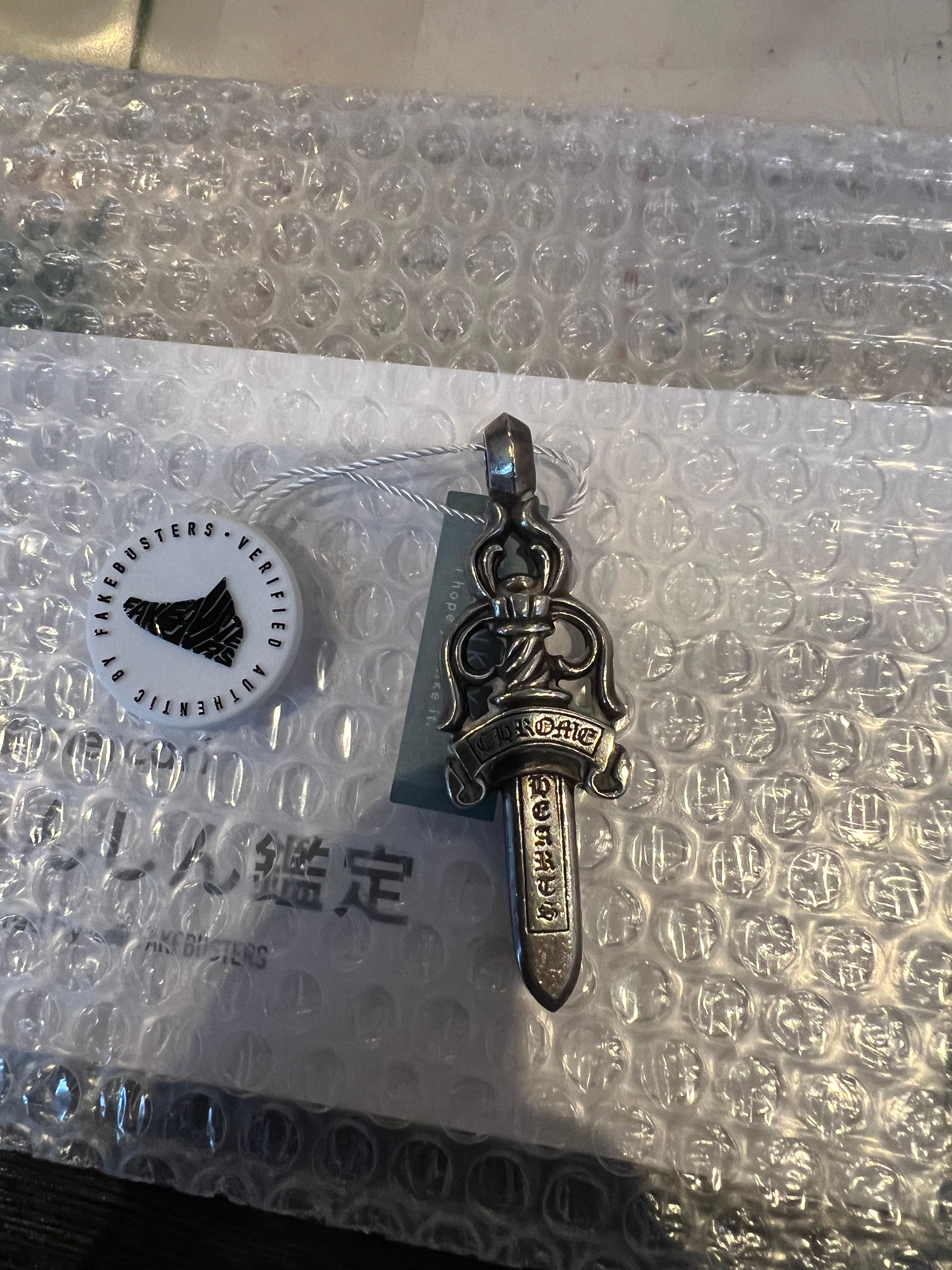 Chrome Hearts Large Dagger Pendant Top "Silver"