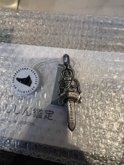 Chrome Hearts Large Dagger Pendant Top "Silver"