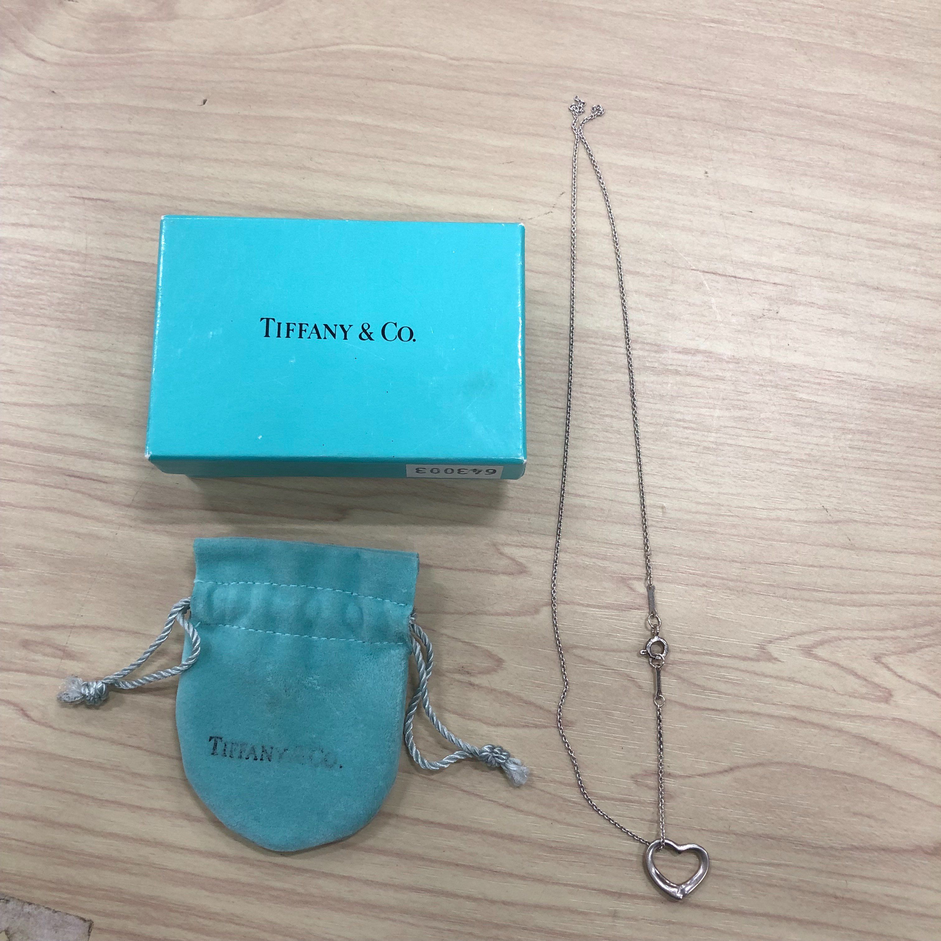 ティファニー オープンハート ネックレス