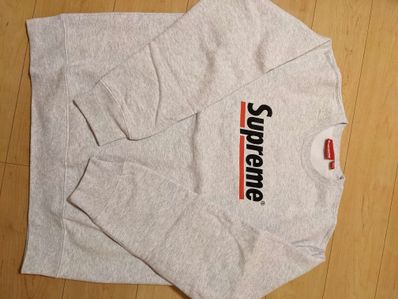 Supreme Underline Crewneck "Grey"