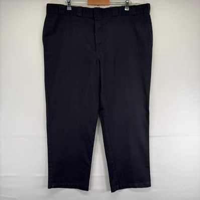 古着 ディッキーズ Dickies パンツ チノパン スラックス 874 ストレート作業着 ワークパンツ 大きいサイズ ブラック メンズ