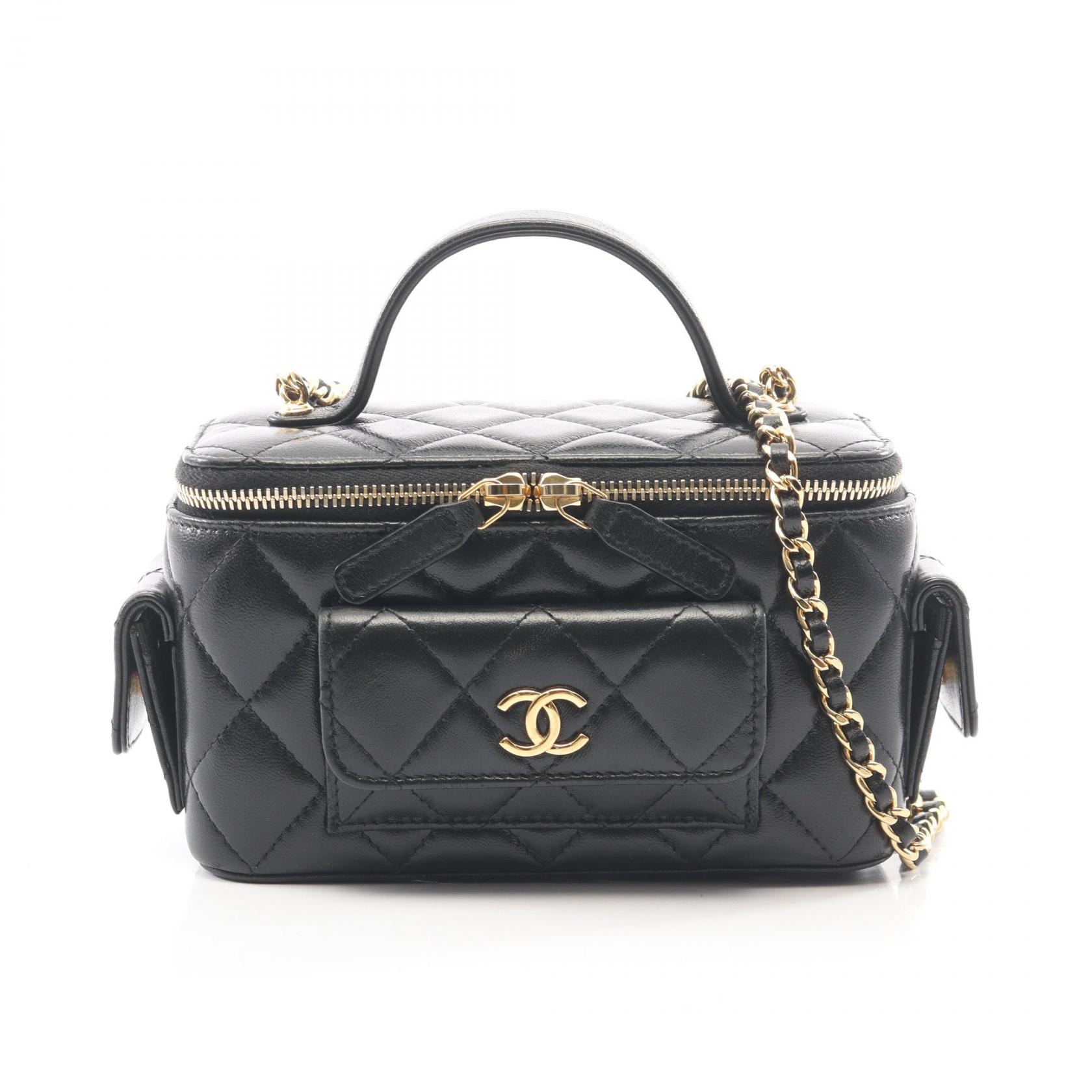 シャネル CHANEL マトラッセ ショルダーバッグ バッグ キャビアスキン(グレインドカーフ) レディース ブラック系 【中古】