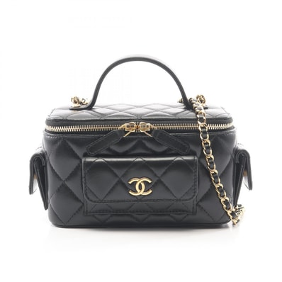 シャネル CHANEL マトラッセ ショルダーバッグ バッグ キャビアスキン(グレインドカーフ) レディース ブラック系 【中古】
