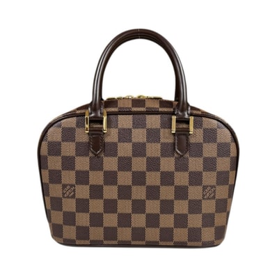 ルイヴィトン サリアミニ ダミエ ハンドバッグ ダミエキャンバス N51286 ブラウン レディース LOUIS VUITTON 中古