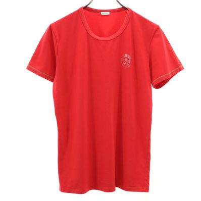 DIESEL ディーゼル 半袖 Tシャツ レッド