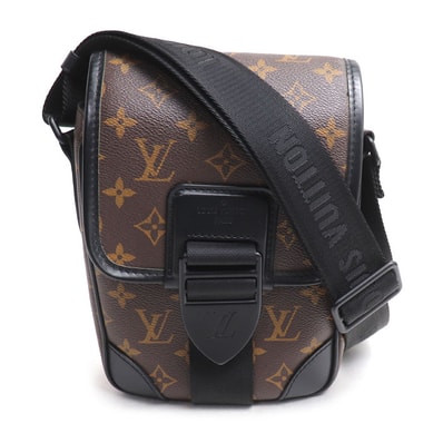 LOUIS VUITTON ルイ・ヴィトン アーチー メッセンジャー PM ショルダーバッグ モノグラムマカサー ブラウン M46442 IC メンズ【中古】