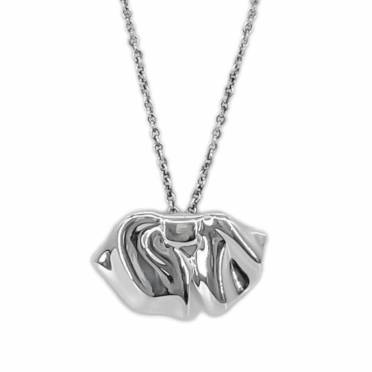 TIFFANY&Co. ティファニー リボン ネックレス
 ペンダント ヴィンテージ 蝶結び SV925 シルバー 新品仕上済 レディース
 【中古】