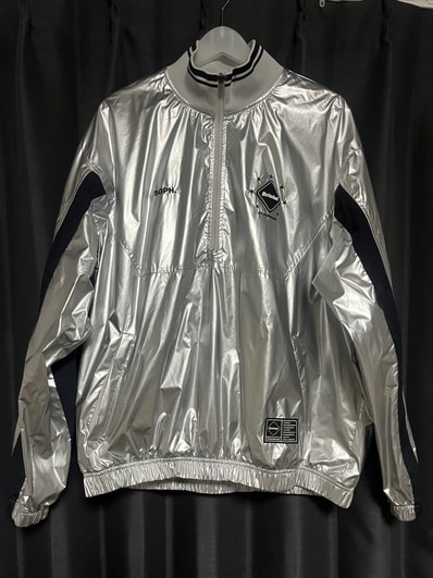 F.C.Real Bristol Practice Half Zip Jacket "Silver"