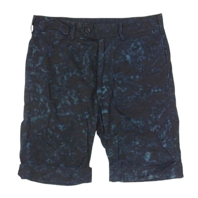Engineered Garments エンジニアードガーメンツ ショートパンツ タイダイ柄 ハーフパンツ ショーツ ネイビー系 30【中古】