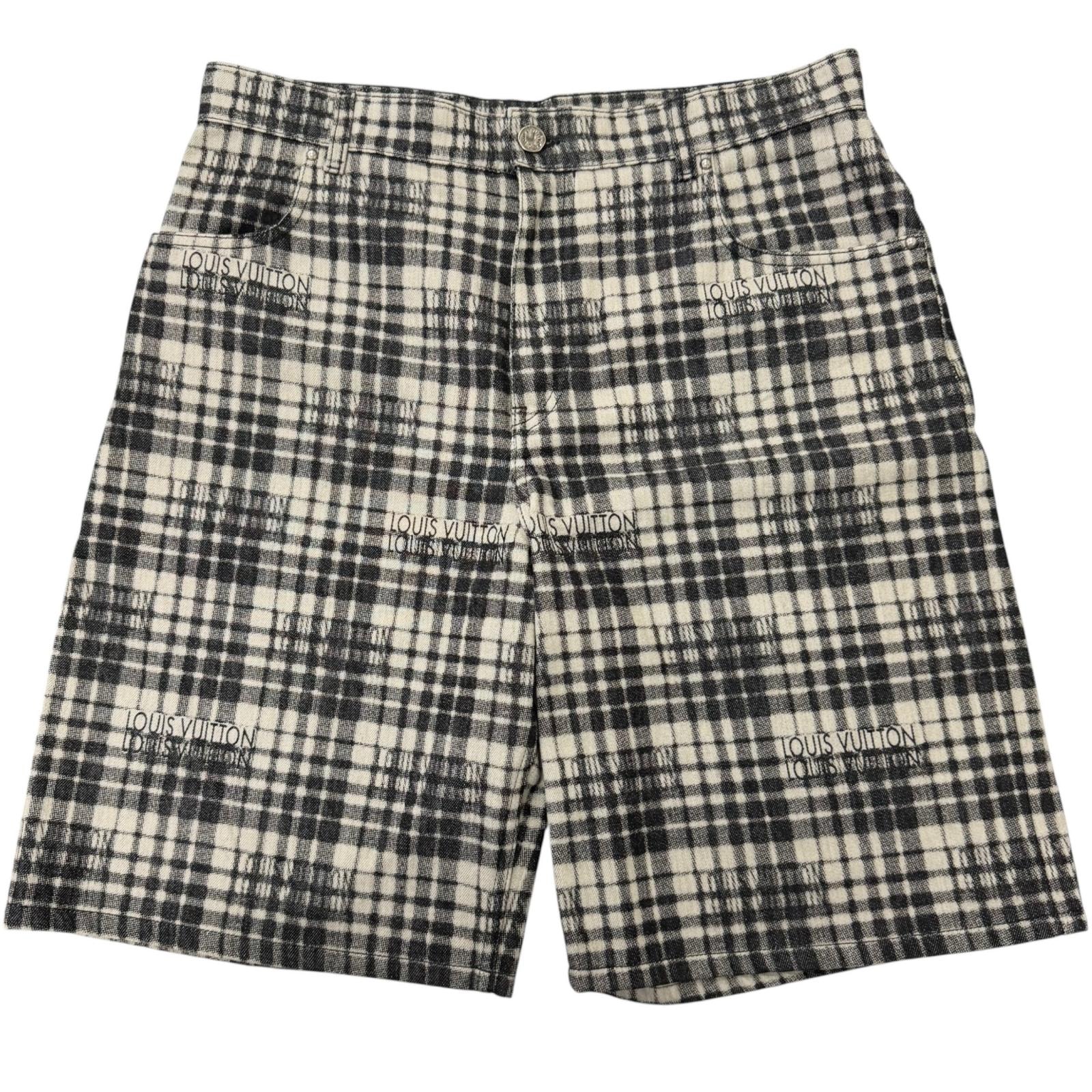 極美品 ルイヴィトン ショートパンツ グレー系 メンズ 34
