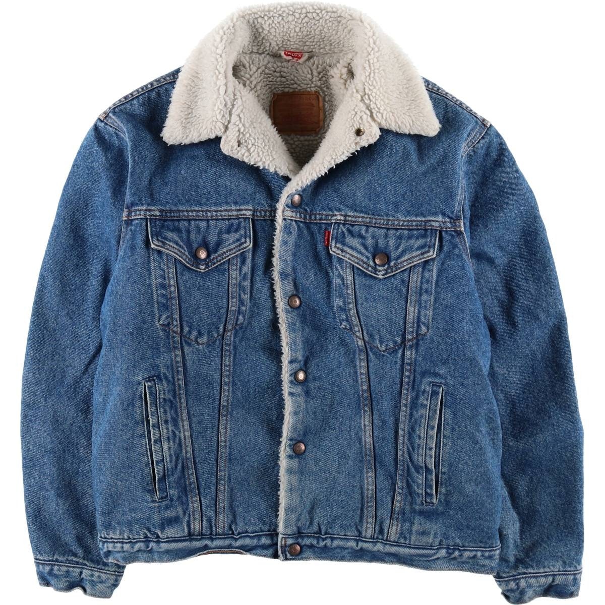古着 90年代 リーバイス Levi's 70608-0214 デニムボアジャケット メンズM相当 ヴィンテージ/eaa619670