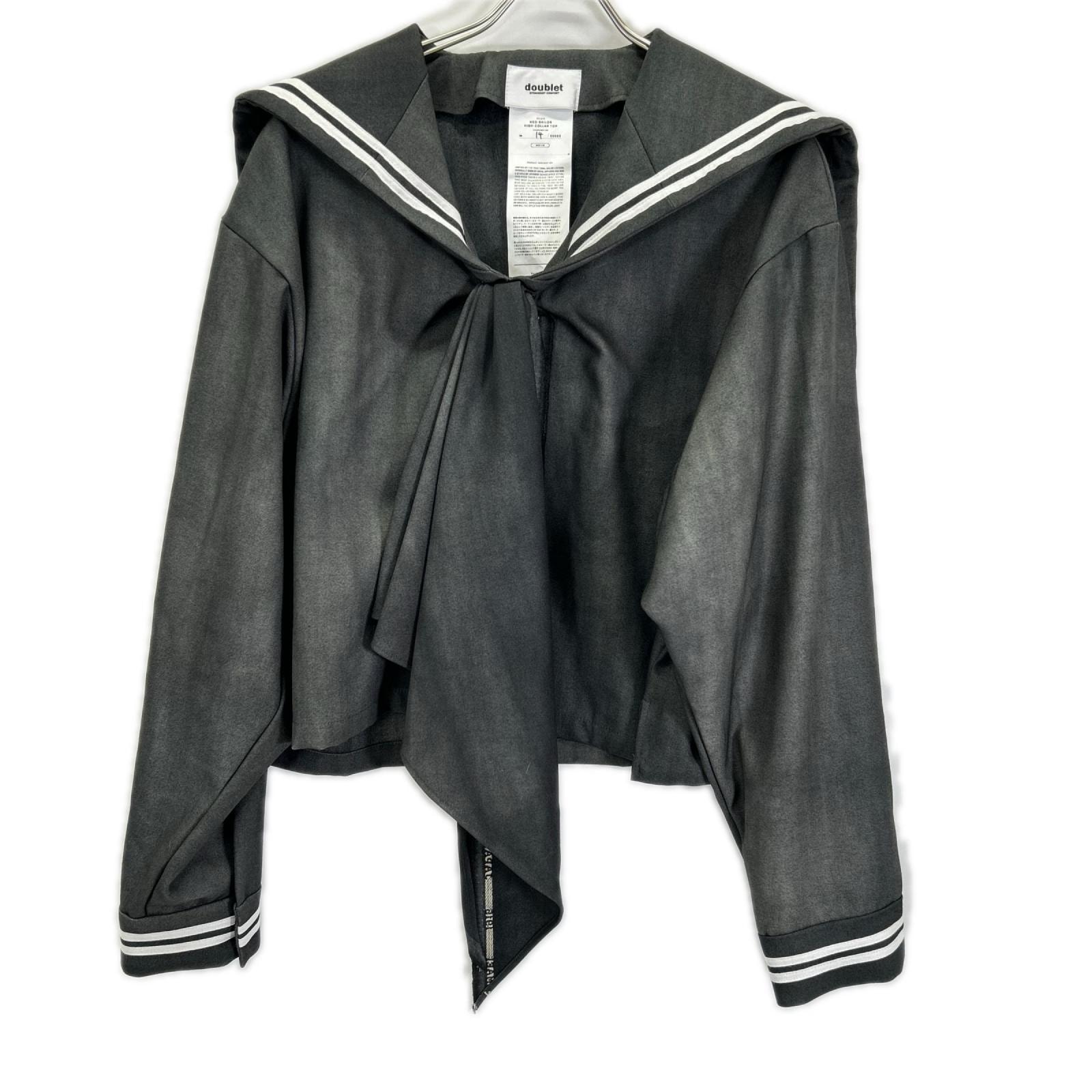 ダブレット 25AW35SH159 NEO SAILOR HIGH-COLLAR TOP セーラートップ M