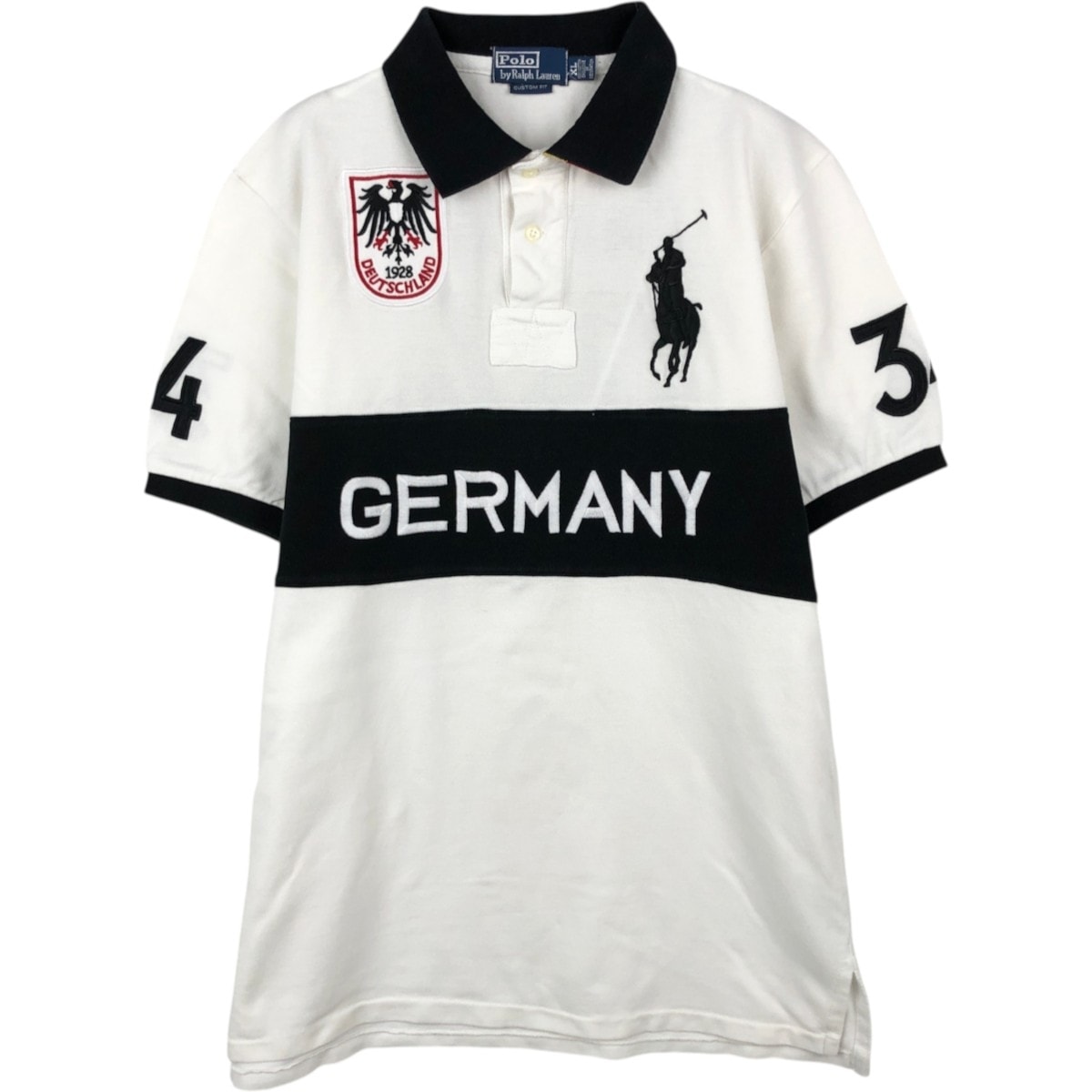 古着 ラルフローレン Ralph Lauren POLO by Ralph Lauren CUSTOM FIT ビッグポニー 半袖 ポロシャツ メンズXL相当/eaa657071