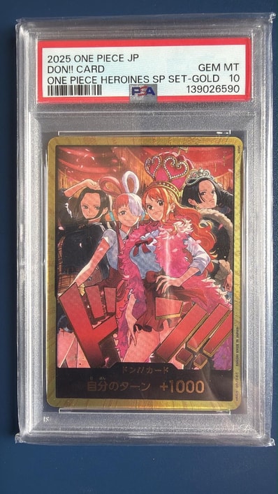 PSA10】ドン!!カード : ロビン&ウタ&ナミ&ハンコック スーパーパラレル PSA10】ドン!!カード : ロビン&ウタ&ナミ&ハンコック スーパーパラレル
