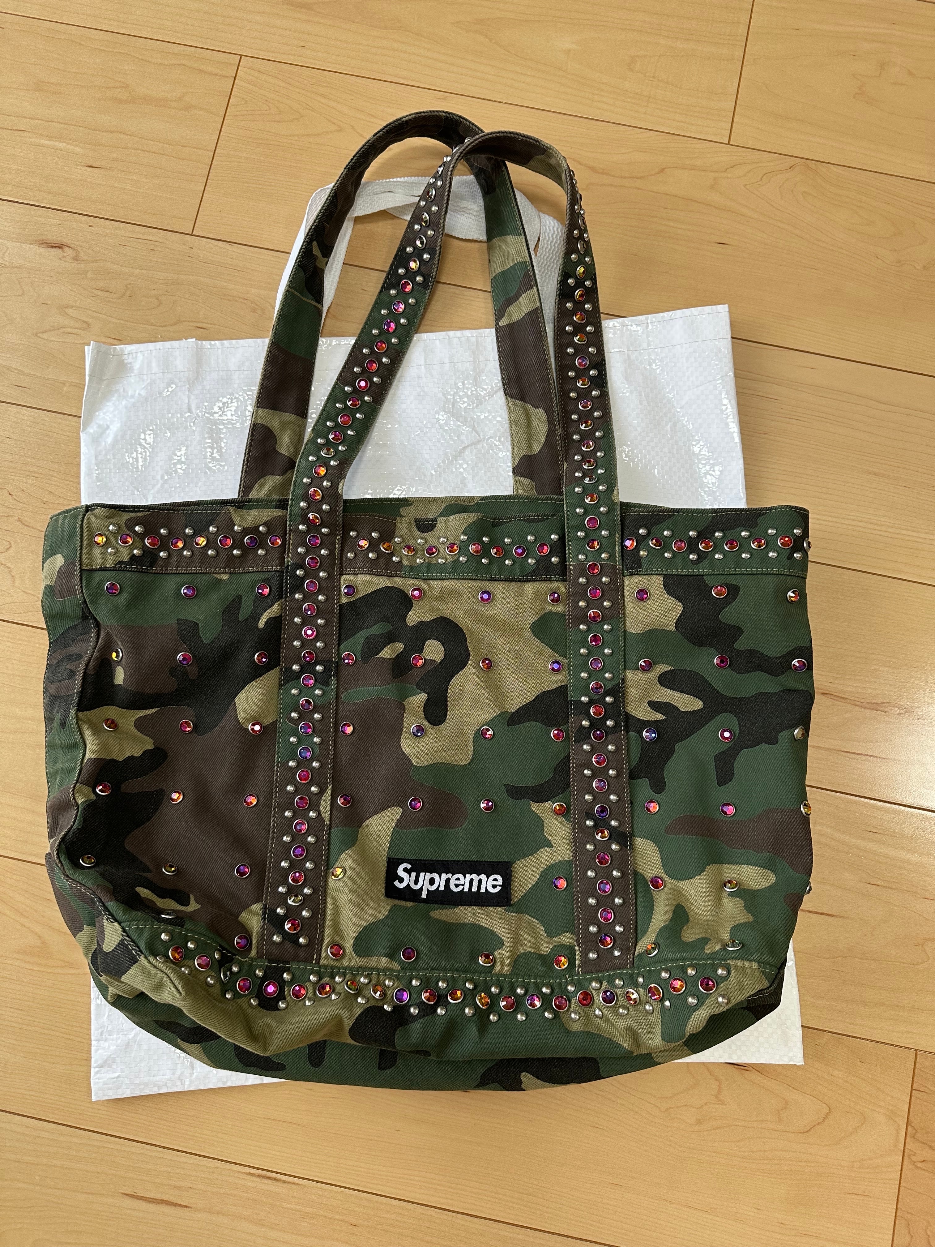 Supreme x b.b. Simon Denim Tote Bag "Woodland Camo"