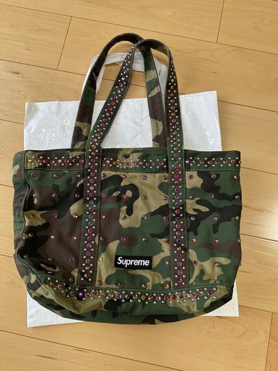 Supreme x b.b. Simon Denim Tote Bag "Woodland Camo"