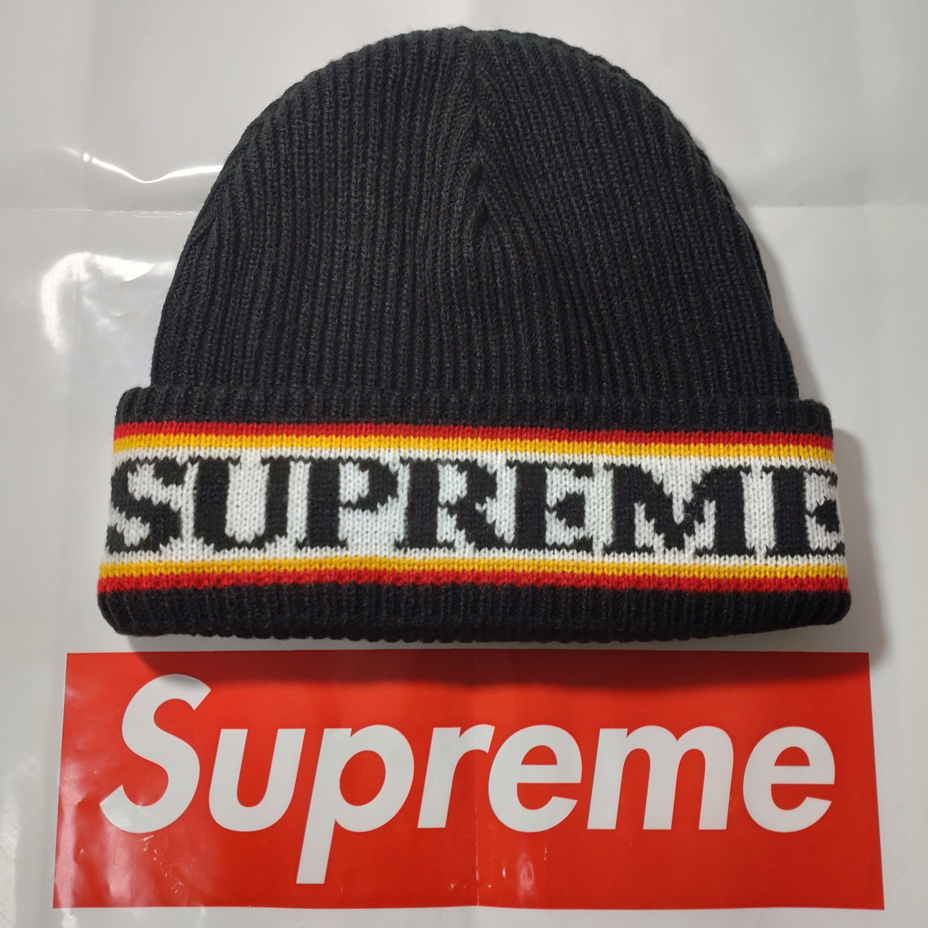 シュプリーム Supreme Cuff Logo Beanie