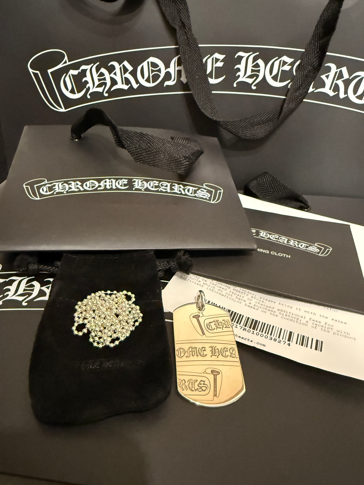 CHROME HEARTS ドックタグ