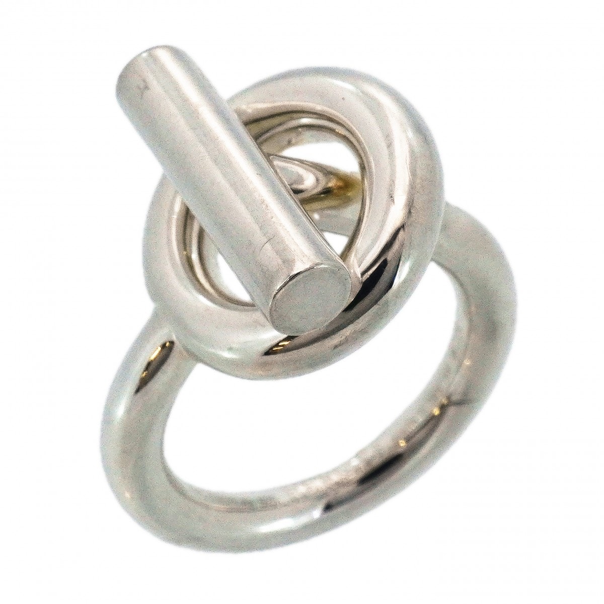 ★最終価格【6jcb0797】エルメス リング エシャペ シルバー925 #49【中古】レディース