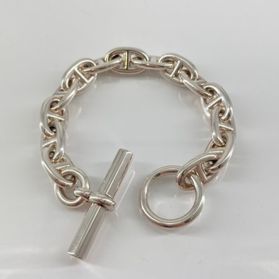 HERMES(エルメス) シェーヌダンクル MM 14コマ Ag925 ブレスレット シルバー