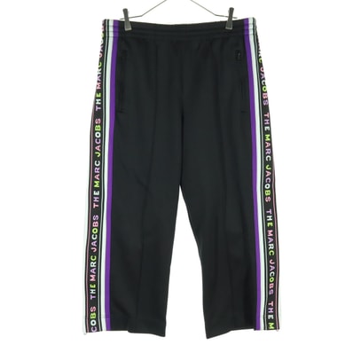 MARC JACOBS マークジェイコブス トラックパンツ L ブラック 裾ファスナー