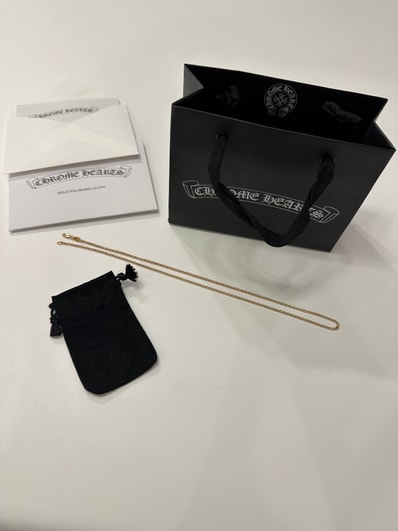 Chrome Hearts 22K Roll Chain Necklace "Yellow Gold"
