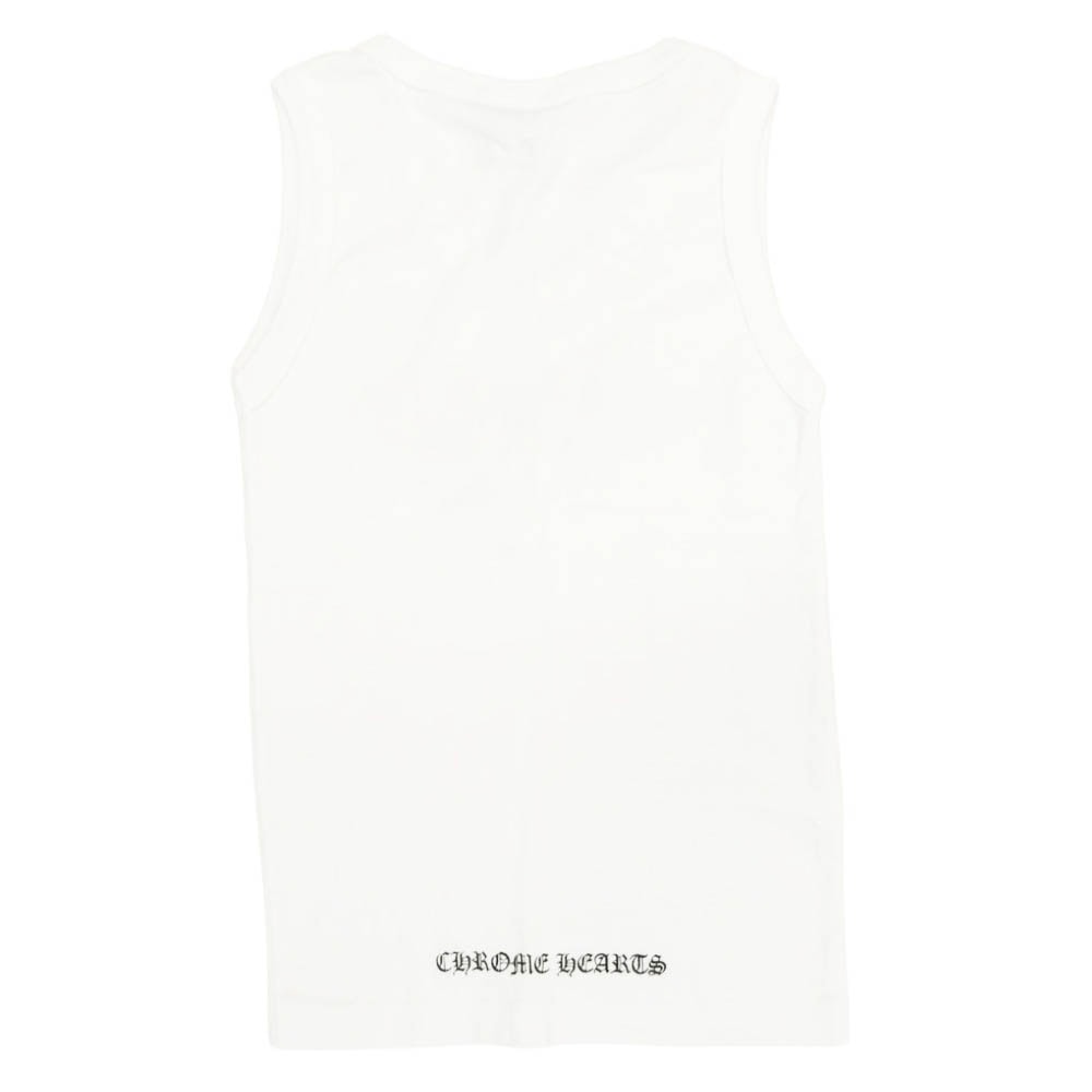 廃盤■ Chrome Hearts ■ フローラルクロス オールド タンクトップ D (傷や汚れあり)】CHROME HEARTS クロムハーツ（原本無） FLRL CRS
