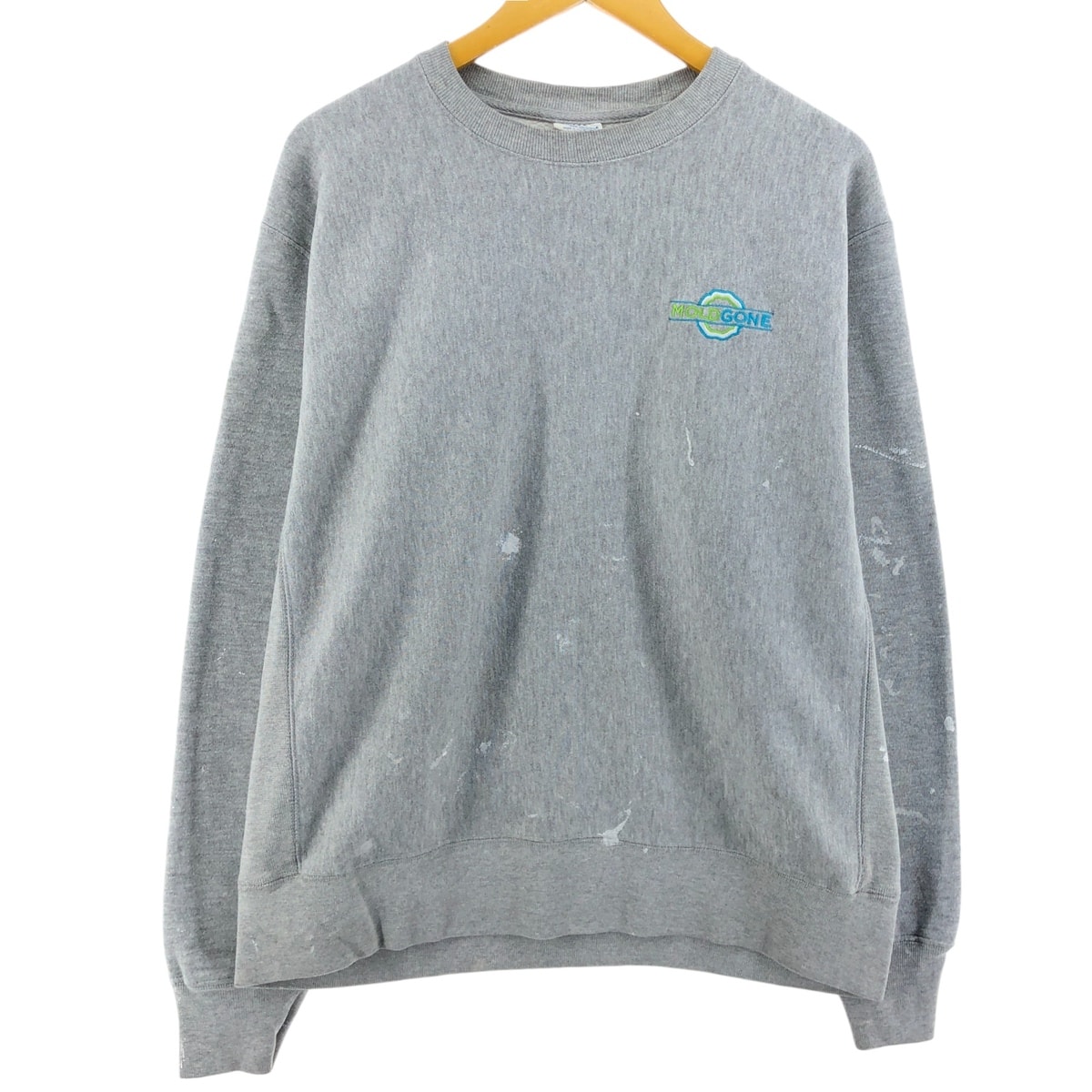 古着 チャンピオン Champion REVERSE WEAVE リバースウィーブ ペイント スウェットシャツ トレーナー メンズL相当/eaa527559