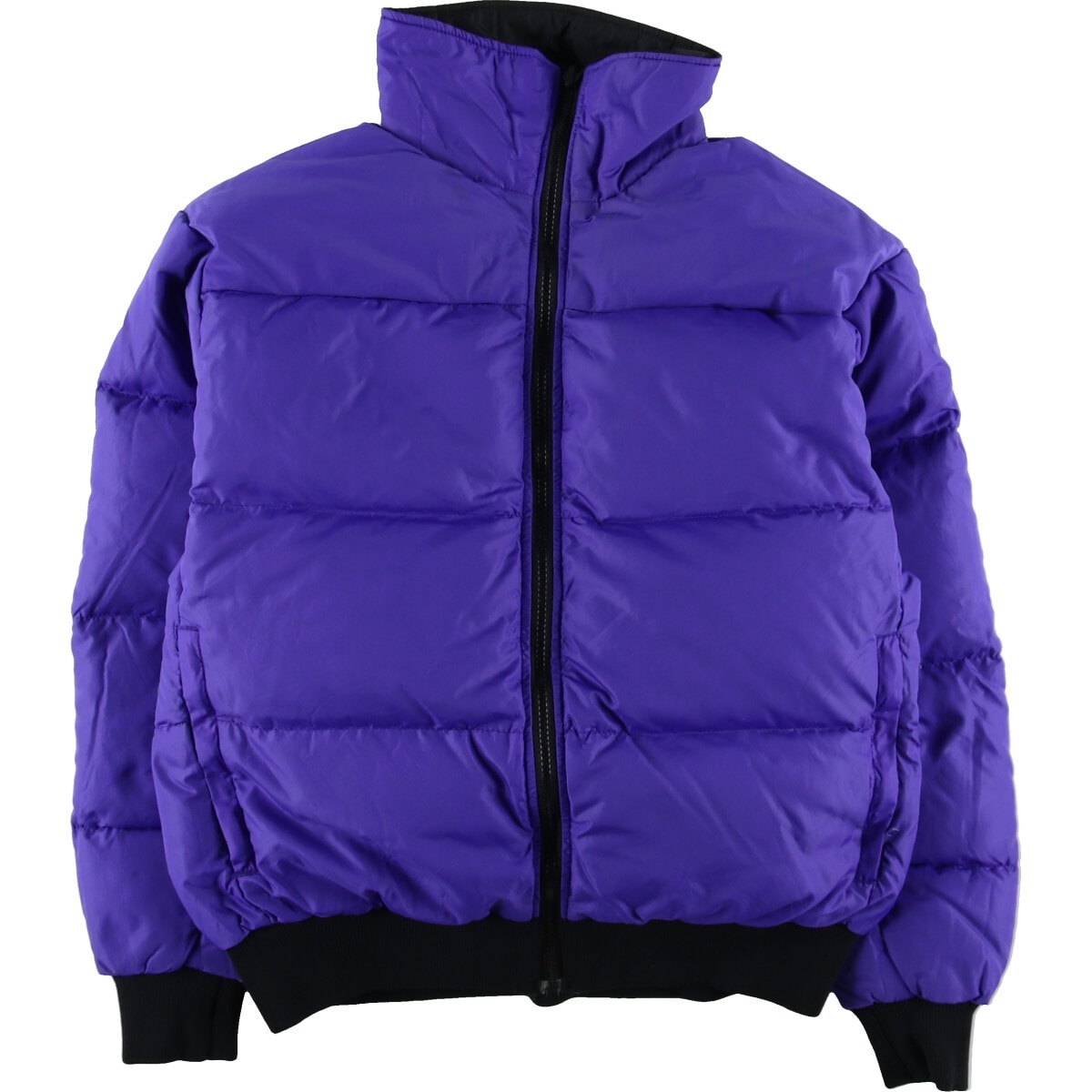 古着 80年代 コロンビア Columbia 白タグ リバーシブル ダウンジャケット レディースL相当 ヴィンテージ/eaa475615