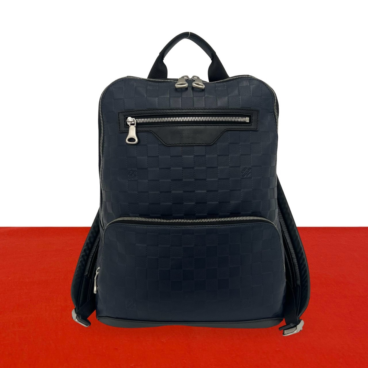 LOUIS VUITTON ルイヴィトン アベニュー バックパック ダミエ アンフィニ レザー リュックサック ネイビー
21723