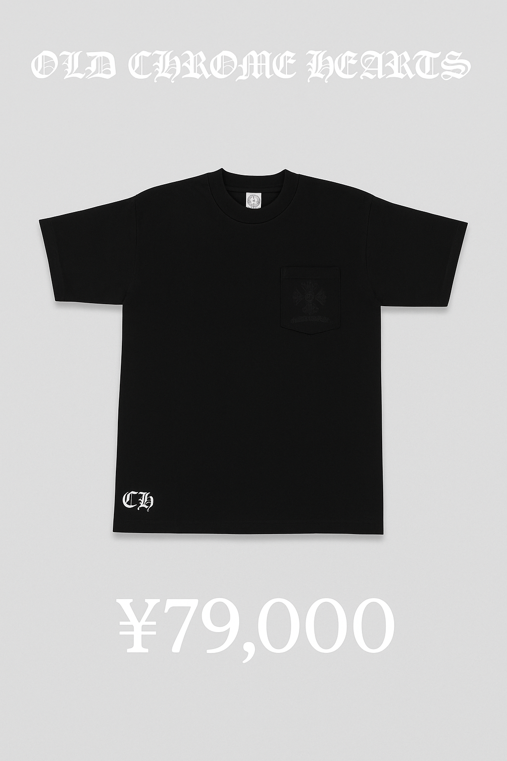 Chrome Hearts CH Plus Back Logo T-Shirt "Black"