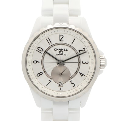 シャネル CHANEL J12-365 腕時計 時計 セラミック メンズ ホワイト系 H3837 【中古】