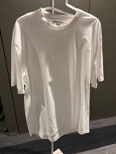 Y-3 ホワイト ロゴTシャツ