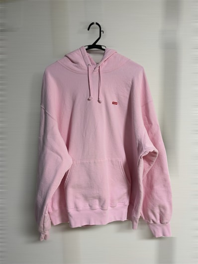 Supreme Small Box Hooded Sweatshirt "Light Pink" (24SS)