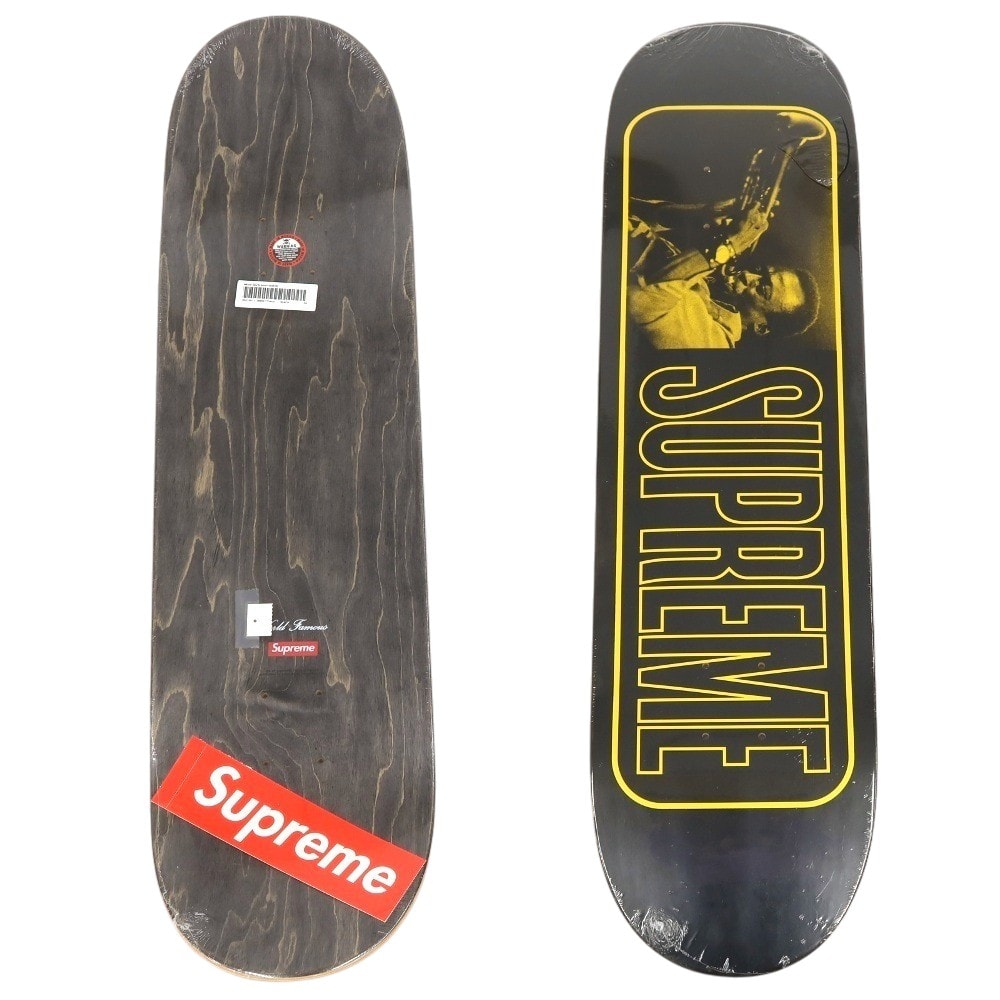 【中古】シュプリーム Supreme 2021年春夏 Miles Davis Skateboard スケートボード デッキ スケボー ブラック【サイズ8.5×32.25】【メンズ】