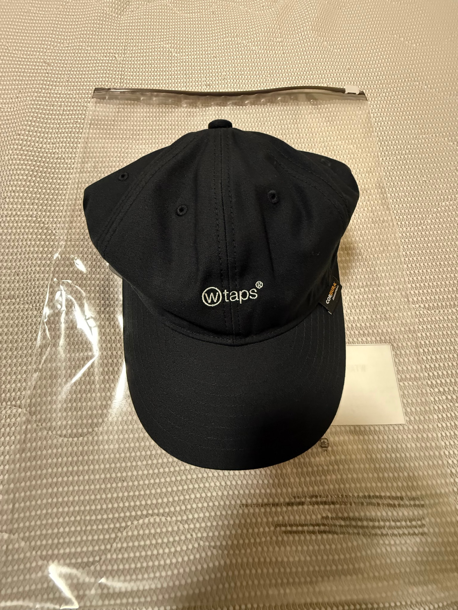 WTAPS T-6M 08 / Cap / Nyco. Satin. Cordura "Black"