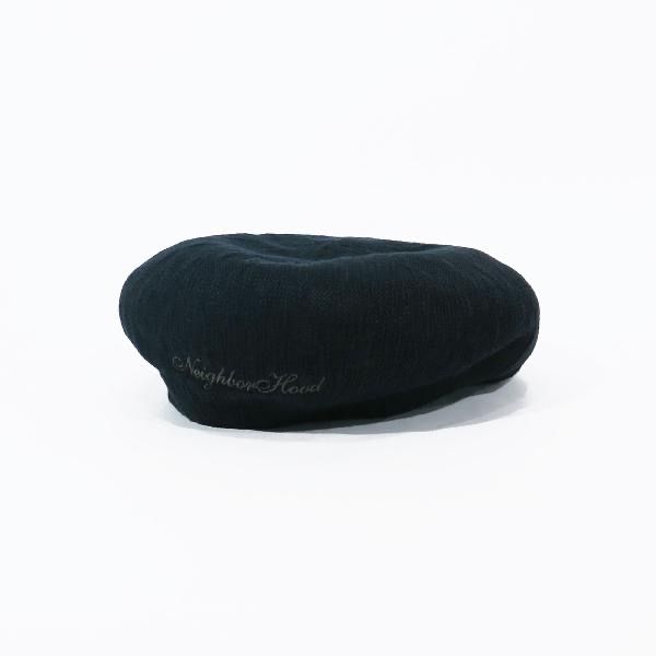 NEIGHBORHOOD Summer Beret "Black"