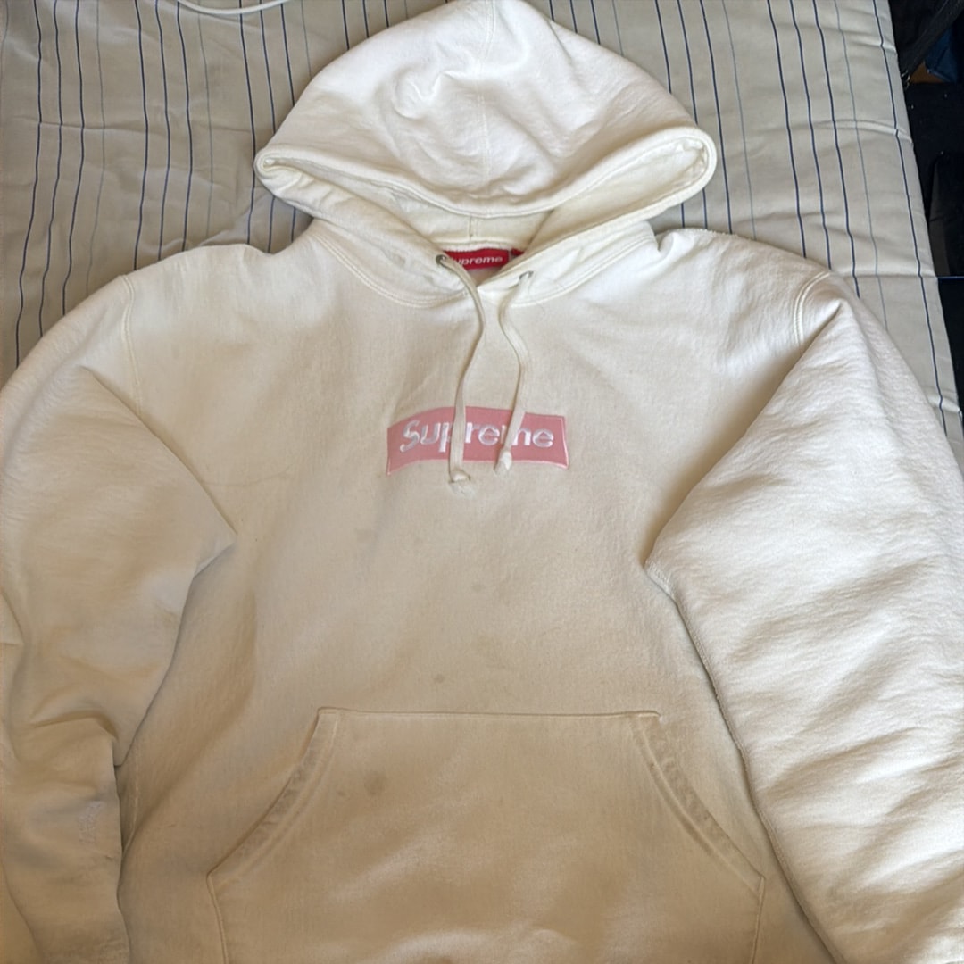 Supreme Box Logo Hooded Sweatshirt (25FW) "White"